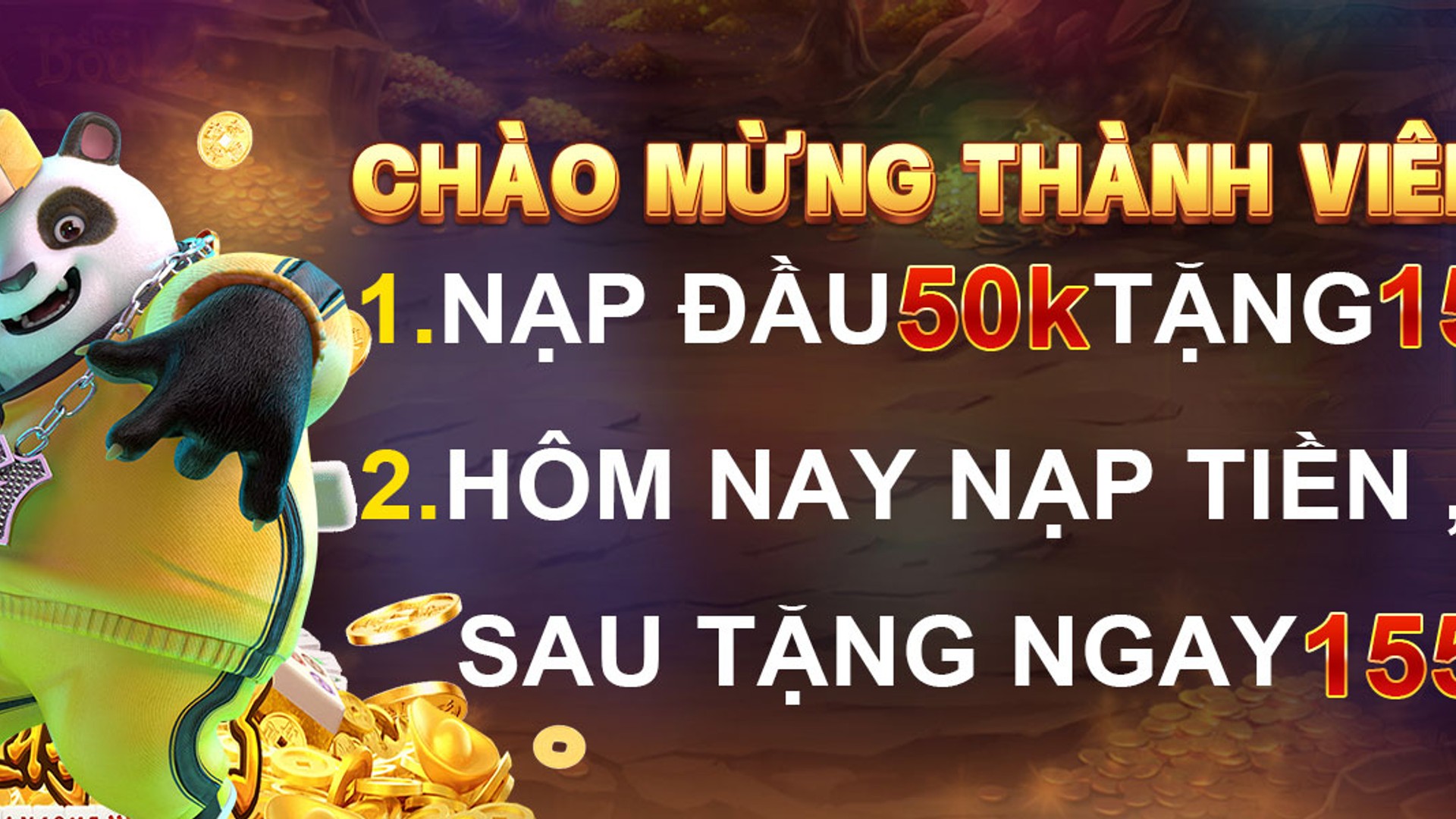 Hình ảnh gà chiến và biểu tượng tiền thưởng chào mừng
